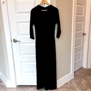 Uterqüe black jumpsuit, size XS